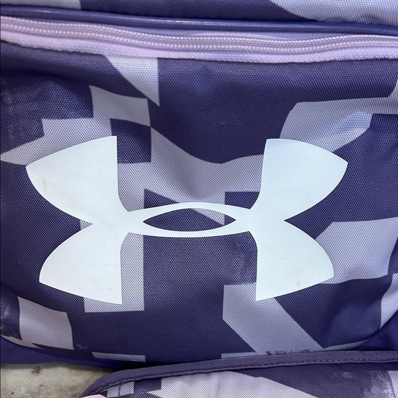 Under Armour Camo Purple and White Duffel Bag - Picture 3 of 7